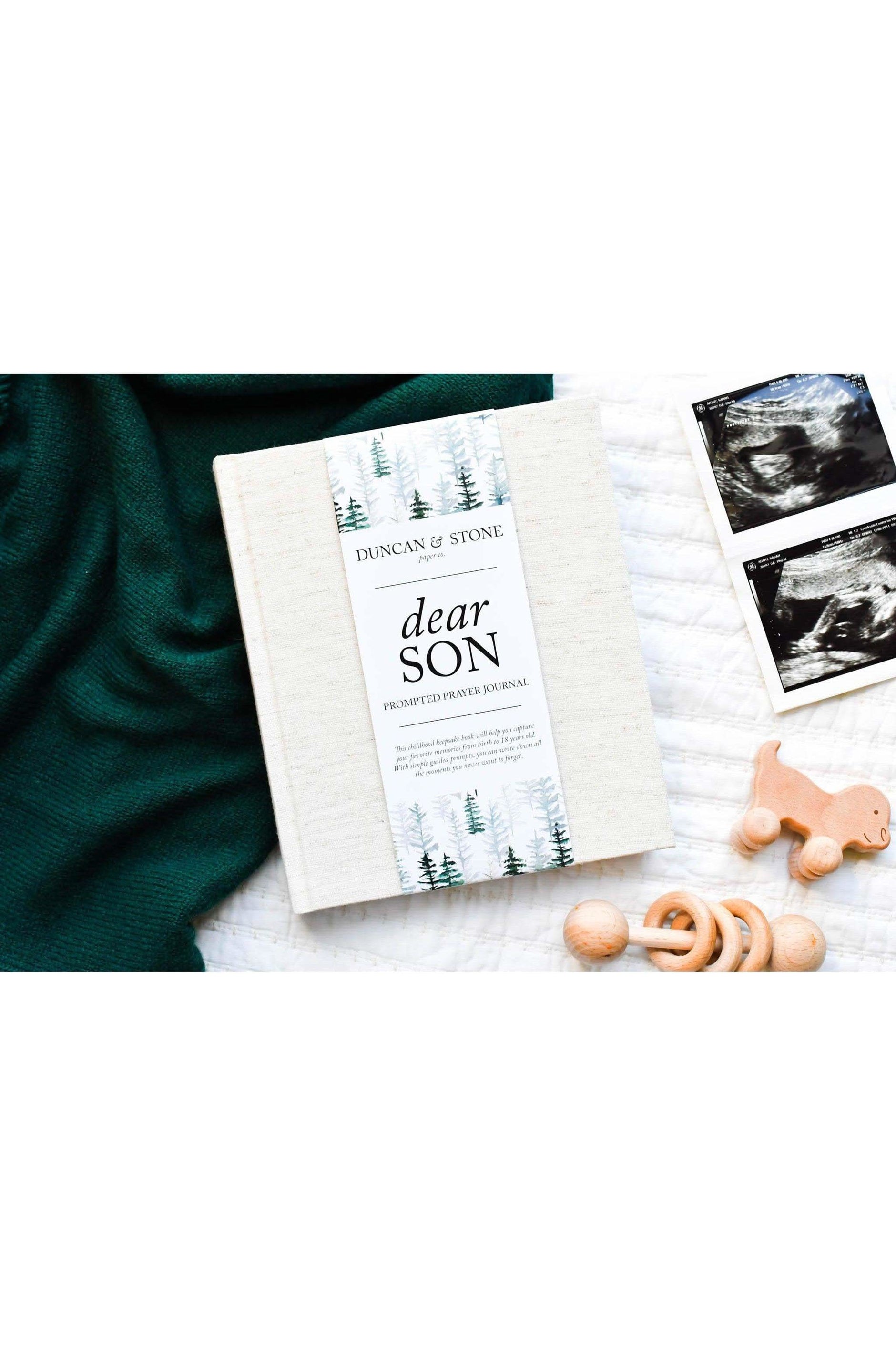 Duncan & Stone Paper Co. Dear Son: A Childhood Prayer Journal - SwagglyLife Home & Fashion